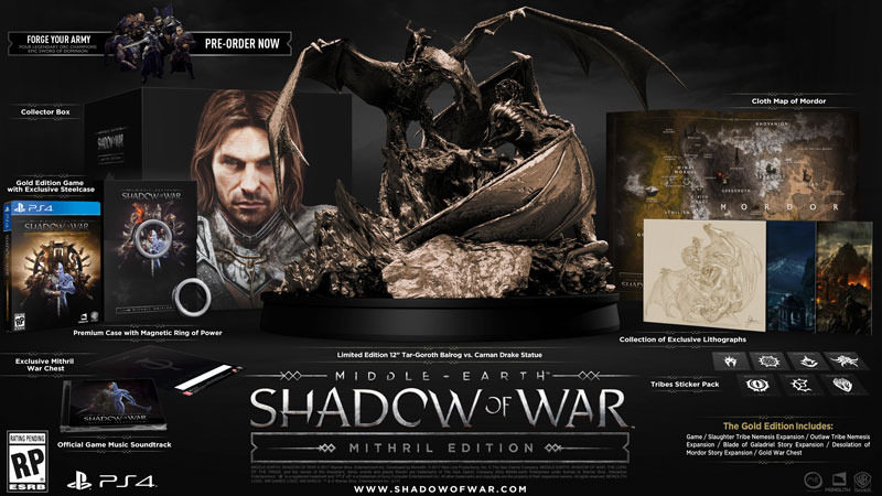 Middle-Earth: Shadow of War Announced with Trailer, Launching August 22