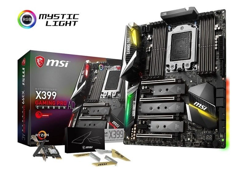 MSI Unveils New X399 Threadripper Motherboard